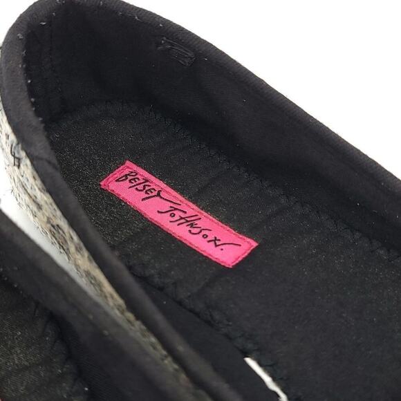 Betsey Johnson Leopard Slippers Womens Estimated Size 6 Based On Measurements   - Picture 13 of 16